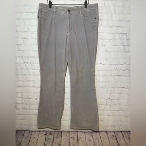 Eddie Bauer size 14 gray corduroy